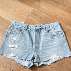 Denim Distressed Women's Shorts